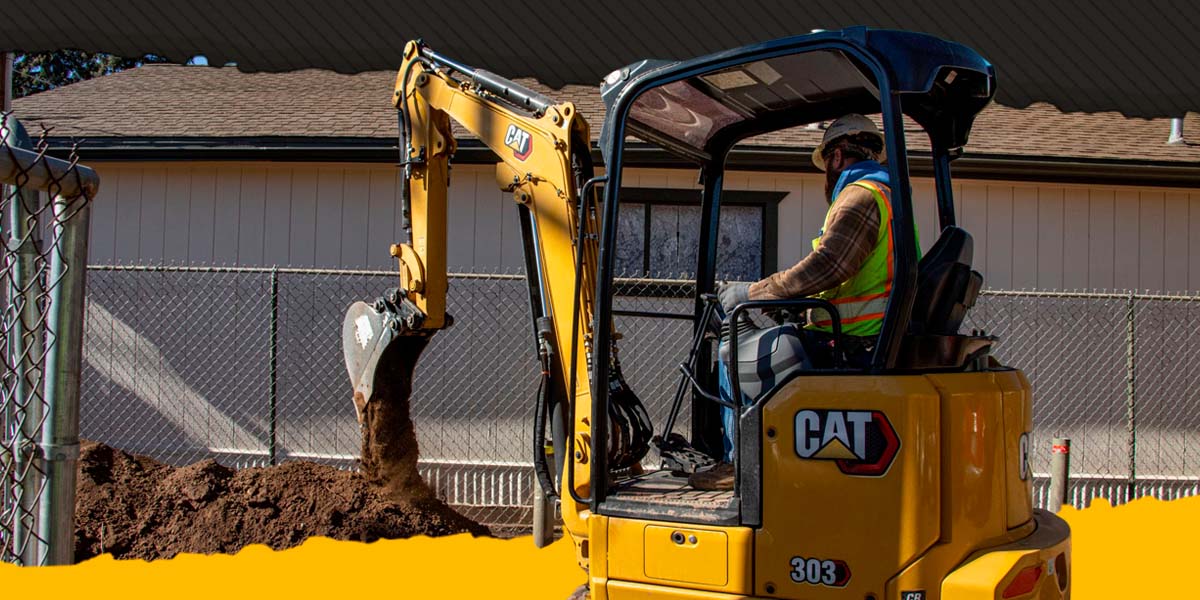 a man in a construction vehicle